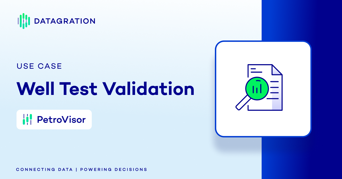 PV Use case - Well Test Validation